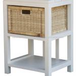 LT 001 RT Nat 1 Drawer Natural Lamp Table Rattan Furniture LT 001 RT Nat