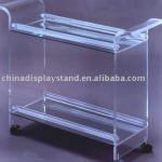 Lucite Bar Cart/ clear acrylic bar cart Bar Cart