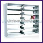 Luoyang Iron King durable steel double sided library shelving FL093