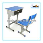 Luoyang metal height adjustable student desk and chair SA-ST-03