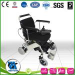 Luxury Automatic Battery Powered Lightweight Folding Wheelchair , 100kg BDWC107