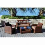 Luxury garden wicker furniture with waterproof cushion RFS-1005