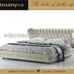 Luxury kind style arabic style leather bed T1135 T1135