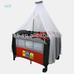 Luxury Mosquito Net Travel Cot For Babies LBB-PD1001