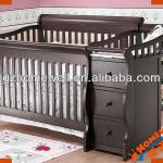 Made in China pine wood baby crib baby bed HW-TATA001