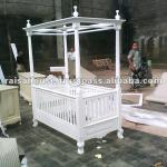 Mahogany Furniture-Antique Louis Baby Crib RBD 072