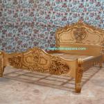 Mahogany Furniture - DW-BDR002 Rococo Bed Furniture jepara Indonesia with solid color antique furniture - Bed French Furniture DW-BDR002 Rococo Bed Furniture jepara indonesia.