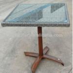 malaysia dining table rattan indoor dining table glass dining table SMT-T8020