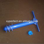 Manual screw Beach Driller Plastic ABS Umblrella Ground Drill drill 005