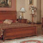 Manual Solid wood bed Classical bed Carved solid wood bed SR-701-15