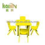 Manufacturer Nursery Furniture Kids Plastic School Table And Chair Set KXZY-014