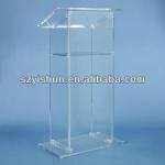 Manufacturing customized acrylic lectern acrylic church podiums JLP020