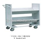 Matel book cart, school library furniture YH09-084