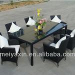 MD-145 costco aluminum dining table outdoor rattan furniture MD-145