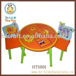 MDF and Pine children Table and chair set HT1001