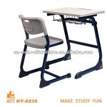 MDF+melamine and blown PP school furniture HY-0235