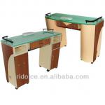 MDF + Melamine Glass desktop Nail technician tables used nail salon equipment F-2718 F-2718