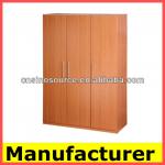 Melamien wooden bedroom wardrobe SSSWD4D