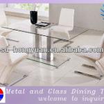 Metal and Glass Dining Table HYD-016