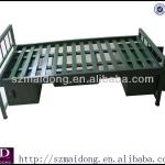 Metal bed frame with cabinet M-01