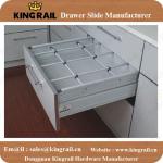 metal box soft close drawer slide with rod accessory KRS02-2