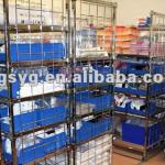 metal chrome wire shelf for supermarket and electrolic factory YG01214