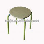 Metal dining stool with plywood top MXZY-077