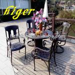 metal garden furniture hideway dining tables and chairs hg806