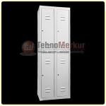 Metal locker Kaset double tier two units wide 8605019760093