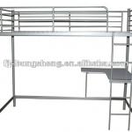 Metal Loft bed with study desk 3000B