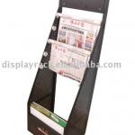 Metal newspaper magazine racks and shelves HYX-HF14