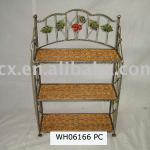 metal rattan shoes rack WH06166