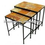 Metal To Wood Nesting Tables set of 3 LFX-T001