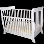 Model-1108 white baby bed 1102