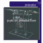 Modern acrylic glass podium R-0024