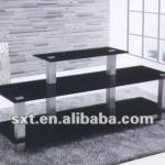 modern black glass lcd tv stand stand design TV-113