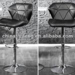 modern black leather bar chair B-249