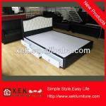 modern Comfortable and soft leather bed with drawer EK-B210 leather bed