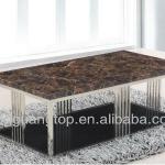 Modern Design Marble Top Stainless Frame TV Stand AS003