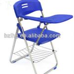 modern design office furniture plastic folding chair with tablet HRS-40