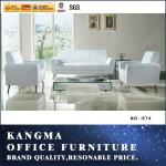 modern design office furniture white leather office sofa E74.2