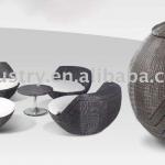 Modern design Stackable outdoor wicker furniture 41.1113