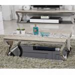 Modern design stainless steel hardware coffee tables 332 332A