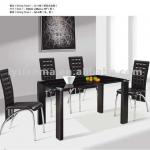 modern design tempered glass dining table D03