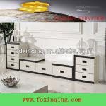 modern design wooden lcd tv stand high glossy tempered glass top tv cabinet-E353* E353