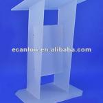 Modern Frosted Acrylic Lectern A00229