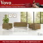 Modern Genuine Leather Waiting Office sectional Sofa 018 018