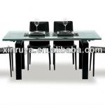 Modern Glass Dining Set for Living Room Furniture DS001