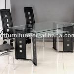 Modern Glass Dubai Dining Table and Chair For Home Table and Chair-ART808T