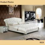 modern leather bed with elegant design965# 965